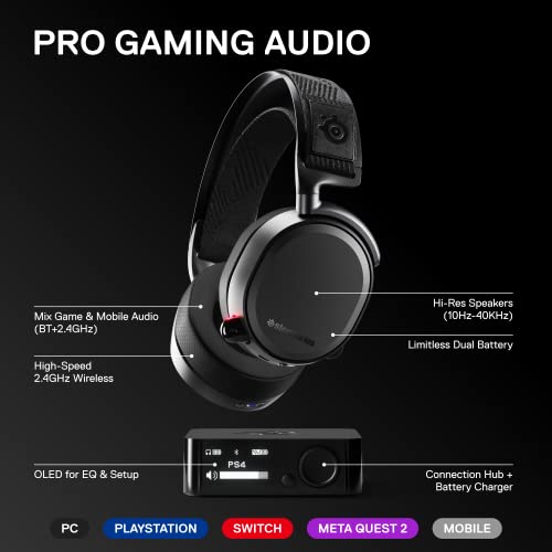 SteelSeries Arctis Pro Wireless Gaming Headset - Image 2