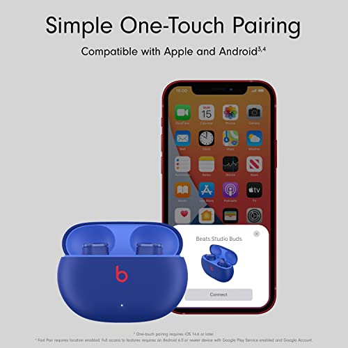 Beats Studio Buds in Ocean Blue - True Wireless Noise Cancelling Earbuds - Image 4