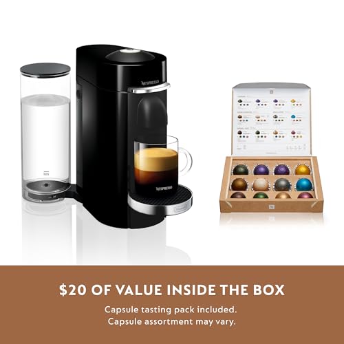 Nespresso VertuoPlus Deluxe Coffee & Espresso Machine - Black - Image 8