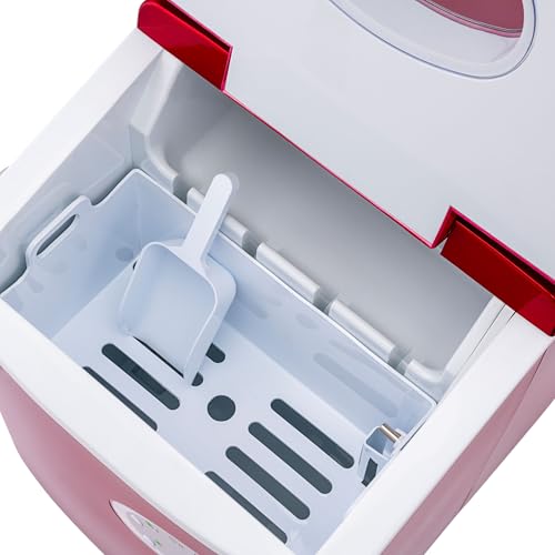 Newair Bullet Ice Machine - 28 lbs/Day Portable Ice Maker in Red - Image 16