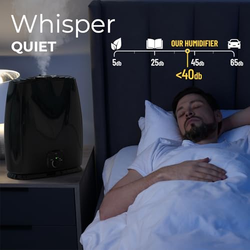Everlasting Comfort 6L Cool Mist Humidifier for Large Rooms & Bedrooms - Image 3