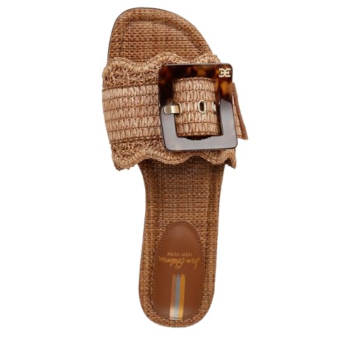 Sam Edelman Bambi Raffia Flat Sandals – Stylish Slip-On Comfort - Image 3