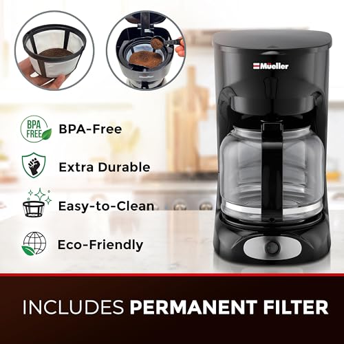 Mueller 12-Cup Drip Coffee Maker with Keep-Warm Function - Image 6