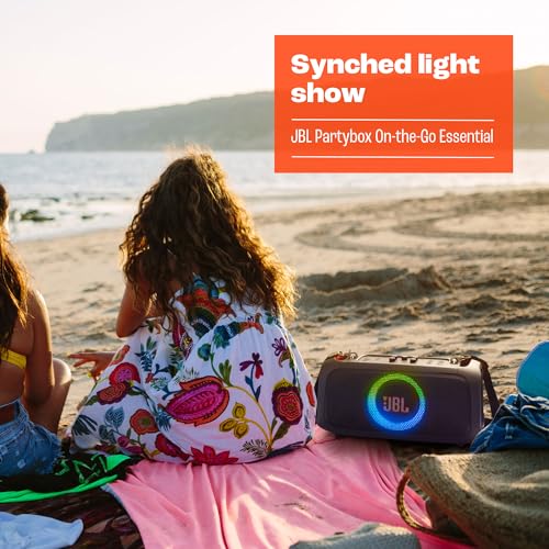 JBL PartyBox On-The-Go Portable Bluetooth Speaker with Built-in Mic & Lights - Image 4