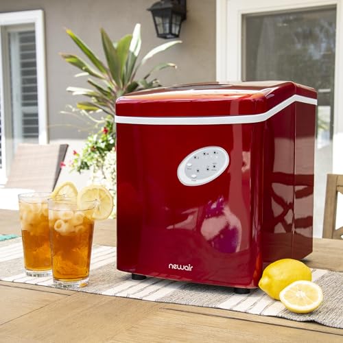 Newair Bullet Ice Machine - 28 lbs/Day Portable Ice Maker in Red - Image 10