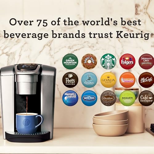 Keurig K-Elite Coffee Maker with Iced Coffee & Temp Controls, Brushed Silver - Image 11