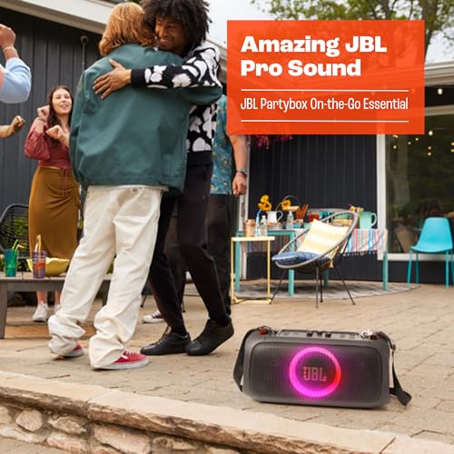 JBL PartyBox On-The-Go Portable Bluetooth Speaker with Built-in Mic & Lights - Image 2
