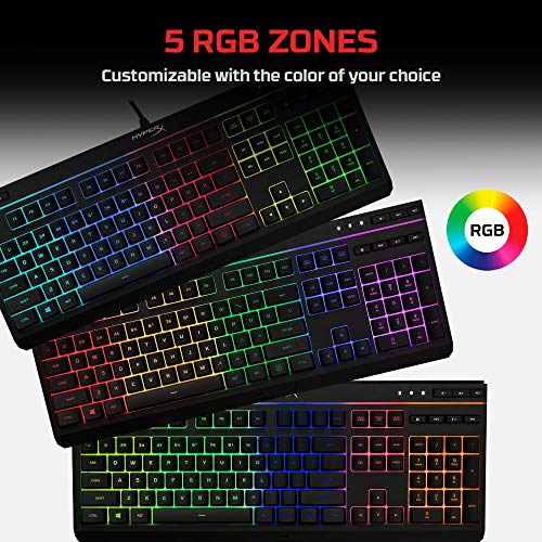 HyperX Alloy Core RGB Gaming Keyboard - Silent & Spill-Resistant - Image 5