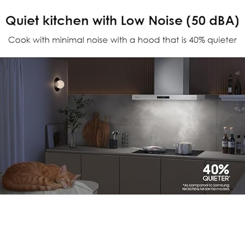 Samsung 30-inch Bespoke Smart Wall Mount Hood with WiFi Connectivity - Image 4