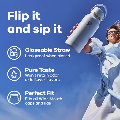 Hydro Flask 32 Oz Insulated Water Bottle - Cascade Blue - Image 5