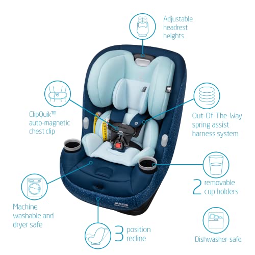 Maxi-Cosi Pria Max All-in-One Convertible Car Seat in Tetra Blue - Image 2