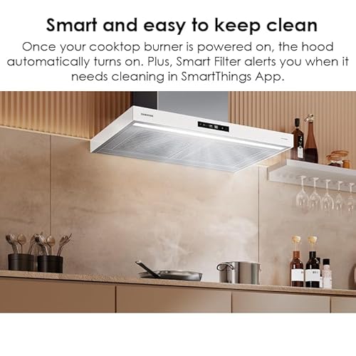 Samsung 30-inch Bespoke Smart Wall Mount Hood with WiFi Connectivity - Image 7