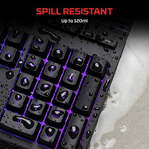 HyperX Alloy Core RGB Gaming Keyboard - Silent & Spill-Resistant - Image 2