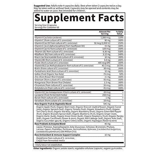 Garden of Life Vitamin Code 50 & Wiser Multivitamin for Men, 240 Capsules - Image 6