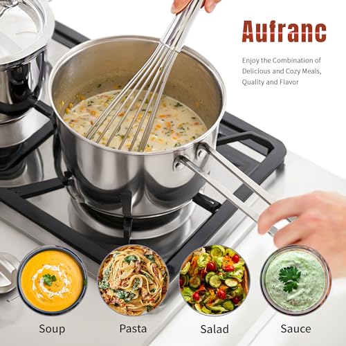 Aufranc 6-Piece Nonstick Stainless Steel Cookware Set - Image 7