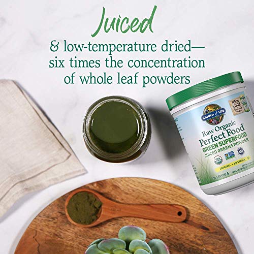 Garden of Life Green Superfood Powder - Organic & Stevia-Free, 30 Servings - Image 3