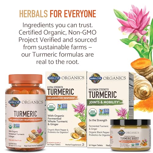 Garden of Life Extra Strength Turmeric - 120 Tablets - Image 8