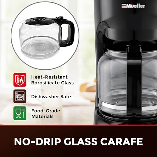 Mueller 12-Cup Drip Coffee Maker with Keep-Warm Function - Image 8