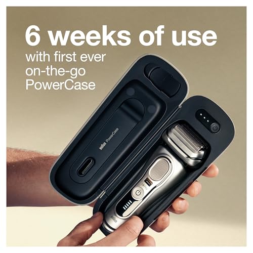 Braun Series 9 Pro Electric Razor for Men - Wet & Dry Shaver with Charging Case - Image 5