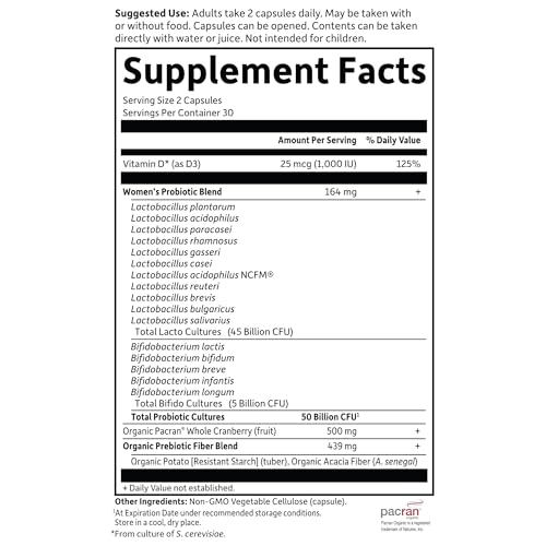 Garden Of Life Probiotics for Urinary Tract Health - 60 Count - Image 6