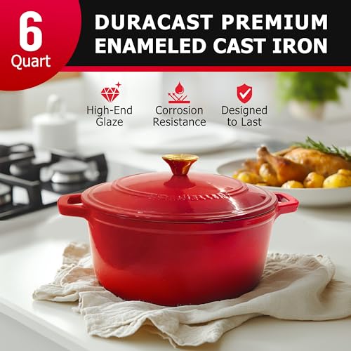 Mueller 6 Qt Enameled Cast Iron Dutch Oven - Image 2
