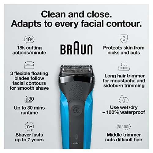 Braun Series 3 Electric Razor, Wet & Dry - Image 3