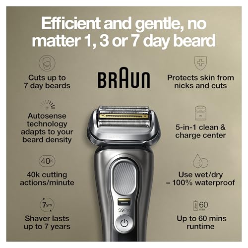 Braun Series 9 Pro 9465cc Electric Razor for Men - Image 2