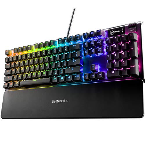 SteelSeries Apex 5 Hybrid Mechanical Gaming Keyboard with OLED Display