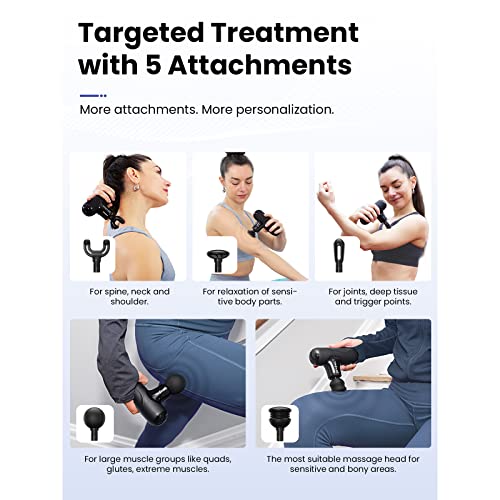 BOB AND BRAD Q2 Mini Massage Gun - Compact Deep Tissue Muscle Massager - Image 8