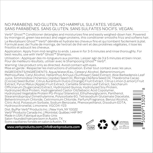 VERB Ghost Conditioner - 32 fl oz, Vegan, Sulfate-Free - Image 10