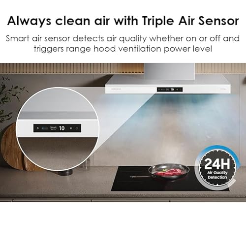 Samsung 30-inch Bespoke Smart Wall Mount Hood with WiFi Connectivity - Image 3
